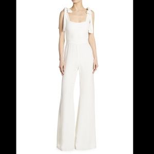 Alexis Lincoln bow polka dot jumpsuit